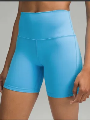lululemon athletica Align High-Rise Short 6" Kayak Blue Light size 4 NWOT thumbnail 1
