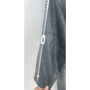 Vtg WOMENS COMINT LONG‎ BLACK LEATHER COAT SIZE Medium thumbnail 10
