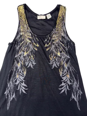 Miss Me Black Embellished Lace Up Back Handkerchief Mini Dress thumbnail 7