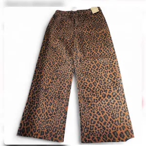 Madewell Leopard Print Low Slung Baggy Jeans NWT Size27 Sold Out Statement Jeans thumbnail 2