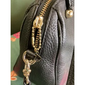 Kate Spade Black Pebbled Leather Satchel Crossbody Bag‎ Gold Hardware PXRU5510 thumbnail 3