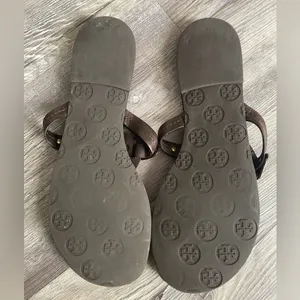 Tory Burch Dark Brown Leather Sandals thumbnail 4