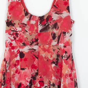 East 5th Womens Floral Babydoll Midi Dress Size 12‎ Sleeveless Artsy Y2K thumbnail 7
