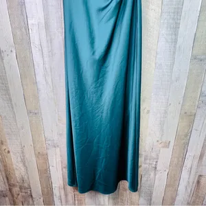 Lauren Ralph Lauren Dress Dark Fern Size 8 Sleeveless V-Neck Full Length Dress thumbnail 5
