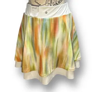 Calia S Green Cream Golf‎ Skort Mesh Double Layer Pocket Stretch Activewear NWT thumbnail 5