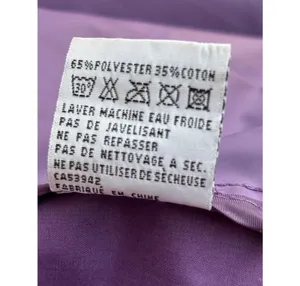 Isle Jacobsen Hornbaek Long Raincoat Purple Women's Size Medium Hooded Rubber thumbnail 10