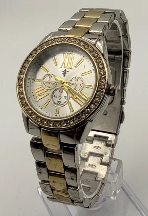 Elegant Kim Rogers Two-Tone Crystal Bezel Fashion Watch Working New Battery thumbnail 1