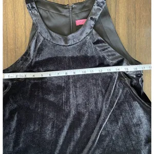 VTG Betsey Johnson Halter Dress Size 10‎ Black Velvet Cocktail Party Formal LBD thumbnail 14