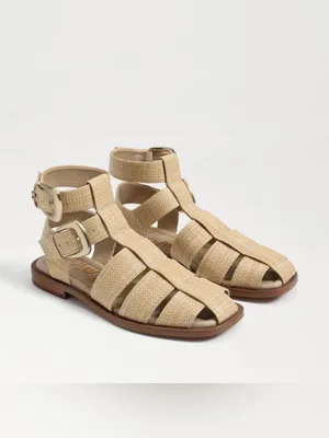 Sam Edelman Dawn Fisherman Sandals Bleached Beechwood Weave Size 5.5 Sandals thumbnail 2