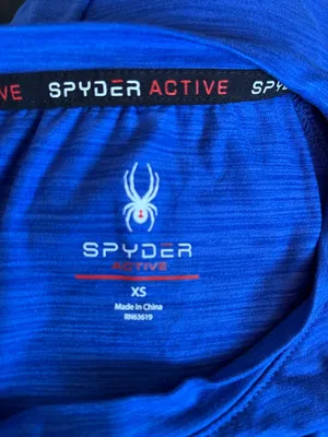 Spyder Women's Short Sleeve Performance Tee in Royal Blue thumbnail 2