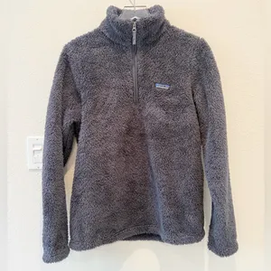 PATAGONIA Los Gatos 1/4 Zip Fleece in Smolder Blue size‎ Large thumbnail 3