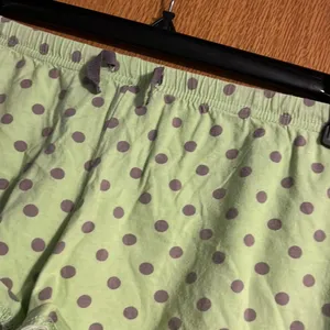 Polka Dot Pajama Shorts Green thumbnail 2