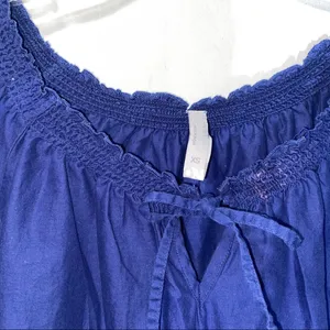 Old Navy Eyelet Blue Dress Women’s XS thumbnail 3