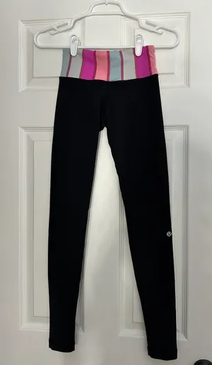 Lululemon Colorful Waistband Leggings thumbnail 2