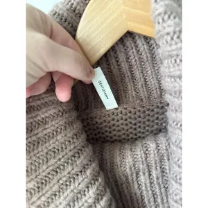 Gentle Fawn Collection Mauve Cowl Neck Bell Sleeve Sweater Small thumbnail 3