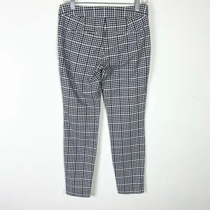 Express Columnist Black & White Plaid Low Rise Dress Pant Trousers Size 0 thumbnail 2