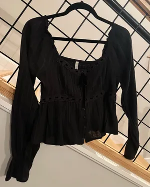 Black American Eagle Long Sleeve thumbnail 2