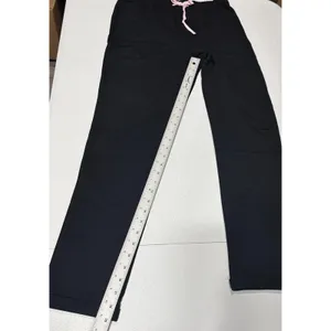 Hanes Women’s Pajama Set Black Oversized Short Sleeve Hoodie Top & Pants Size S thumbnail 14