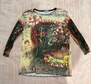 Vintage P. Michael Patterned Long Sleeve Shirt thumbnail 2