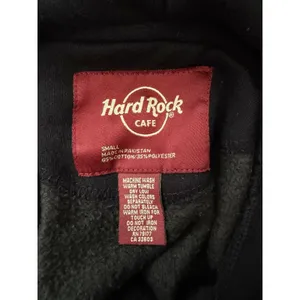 Hard Rock Cafe New York Women Sz S Black Pullover Fleece Hoodie Vintage Y2K thumbnail 5
