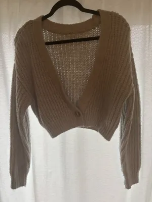 Garage Cardigan Knit Grey XS thumbnail 1