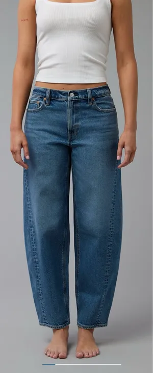 American Eagle Barrel Jean thumbnail 2