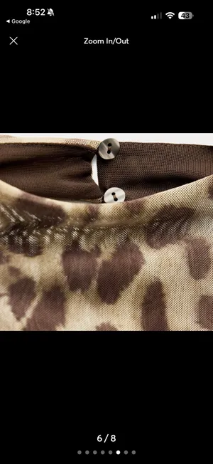 Zara Leopard-Print Ruched Midi Dress in Tan thumbnail 6