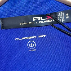NWT RLX Ralph Lauren Womens Classic Fit Sleeveless Golf Polo‎ Shirt Blue Size XS thumbnail 4