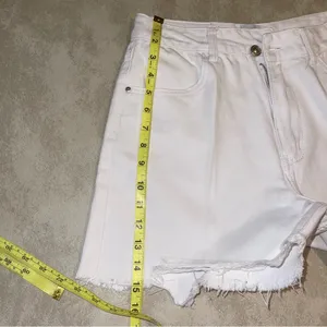 Princess Polly White High Waist Shorts thumbnail 7