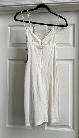 White strappy dress thumbnail 2
