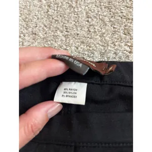 Francie Hargrove Slim Stretch Pants Size M Black Professional Office Minimalist‎ thumbnail 3