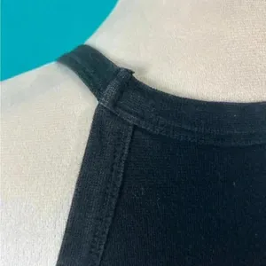 Zara black halter crop top in size small thumbnail 3