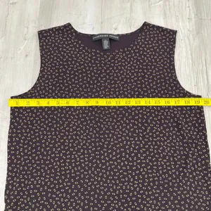 Josephine Chaus Sleeveless Pullover Flowy Dressy Corporate Work Blouse Shirt thumbnail 6