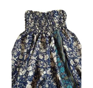 Unbranded Women’s Harem Pants Floral Print Drop Crotch Unique Hippie Size S READ thumbnail 3