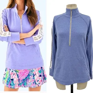 Lilly Pulitzer Skipper Popover‎ Periwinkle Heather Size Small thumbnail 2