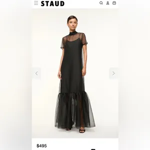 STAUD Calluna Organza mesh Dress XS like‎ new! thumbnail 2