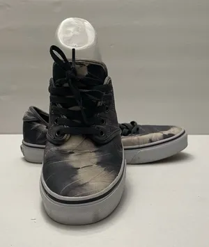 Vans Atwood Low Tie Dye Black White Canvas Skate Shoes Womens 8‎ UltraCush thumbnail 1