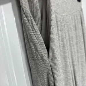 All in Motion Lounge Pants Womens XS Gray Wide Leg Ribbed High Waist Modal Soft thumbnail 4