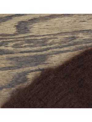 NEW On 34th Solid Brushed Beanie Fuzzy Wool Blend MO1542505 Chocolate Brown thumbnail 4