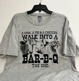 EXC Extreme Concept Bar B Q Graphic T Shirt thumbnail 1