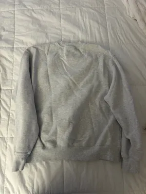 Aritzia Perfect Fit Crewneck Grey thumbnail 3