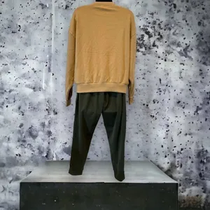 Reflex Fleece‎ Henley Sweatshirt Tan size small thumbnail 5