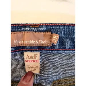 Abercrombie & Fitch Vintage 5 Pocket Bootcut Jeans Medium Wash Blue 2R Low Rise thumbnail 6
