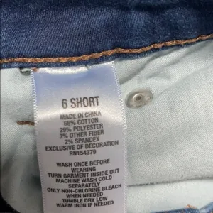 Aeropostale High Rise Jeans Size 6 Short thumbnail 4