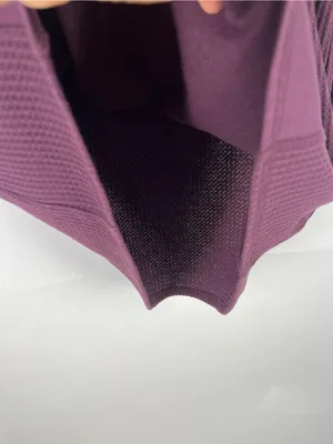DB Sunday Purple Mixed‎ Knit V-Neck 3/4 Sleeve Top Size M thumbnail 4