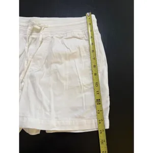 Orvis‎ Classic Collection Womens Cream Drawstring Elastic Waist Utility Shorts S thumbnail 2