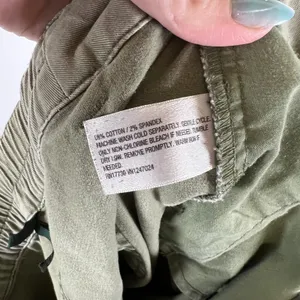 Wild Fable Womens Olive Green Cargo Pants High Rise Straight Leg Size S‎ Grunge thumbnail 6
