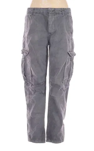 FREE PEOPLE Women’s Grey Cargo Pants thumbnail 1