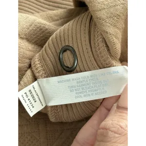 NWT Southern Tide Cordelia Pullover Sweater Womens XL‎ Tan Quilted Button Sides thumbnail 9