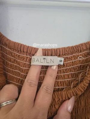 Bali Lane Almeria Smocked Midi Linen Dress thumbnail 7